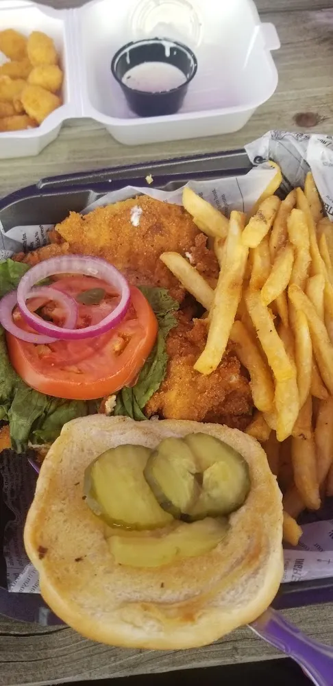 Hand-Breaded Pork Tenderloin Sandwich